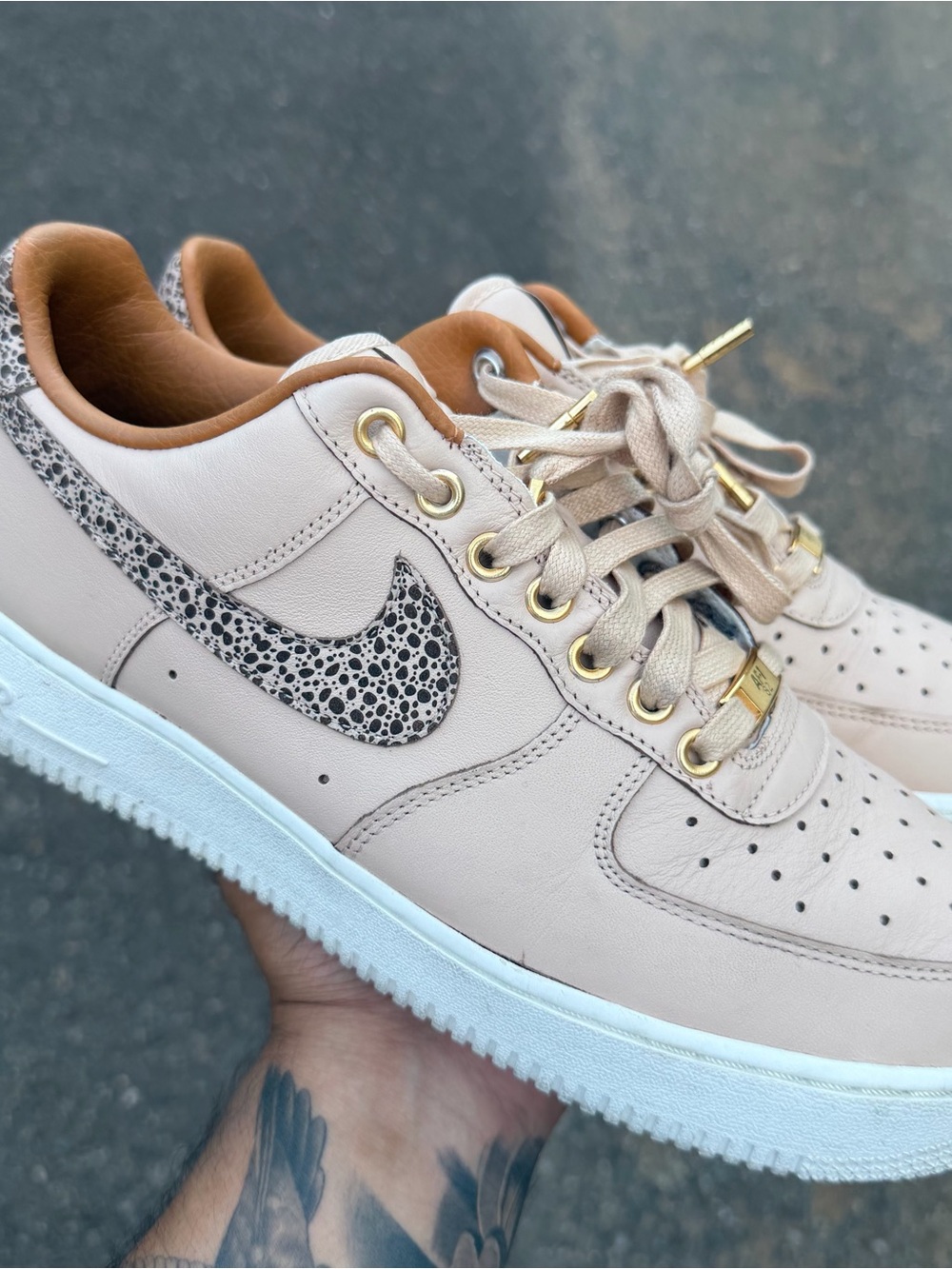 Nike Air Force 1 Low Hyper Premium Vachetta Tan Designed By Bruce Kilgore 10.5M